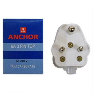 Anchor 6amp 3 pin top